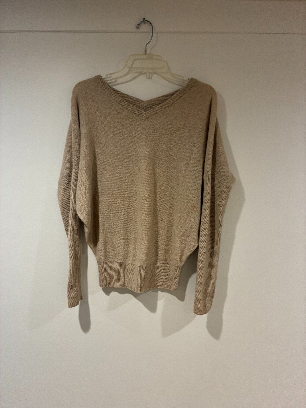 Maeve Anthropologie The Cashmere Collection 100% Cashmere V-Neck Dolman Sweater